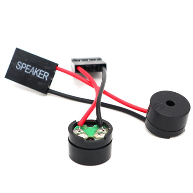 20 Pcs PC Motherboard Mini Speaker Desktop Computer Protective Cover DIY Internal Code Mini Plug Buzzer