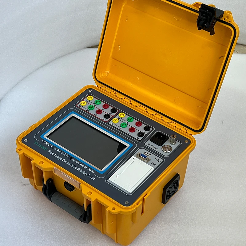 VLUUKE VK2072 testeur de résistance de rapport de rotation et d'enroulement sortie 20A compteur de résistance et de rapport cc automatique triphasé transformateur Portable