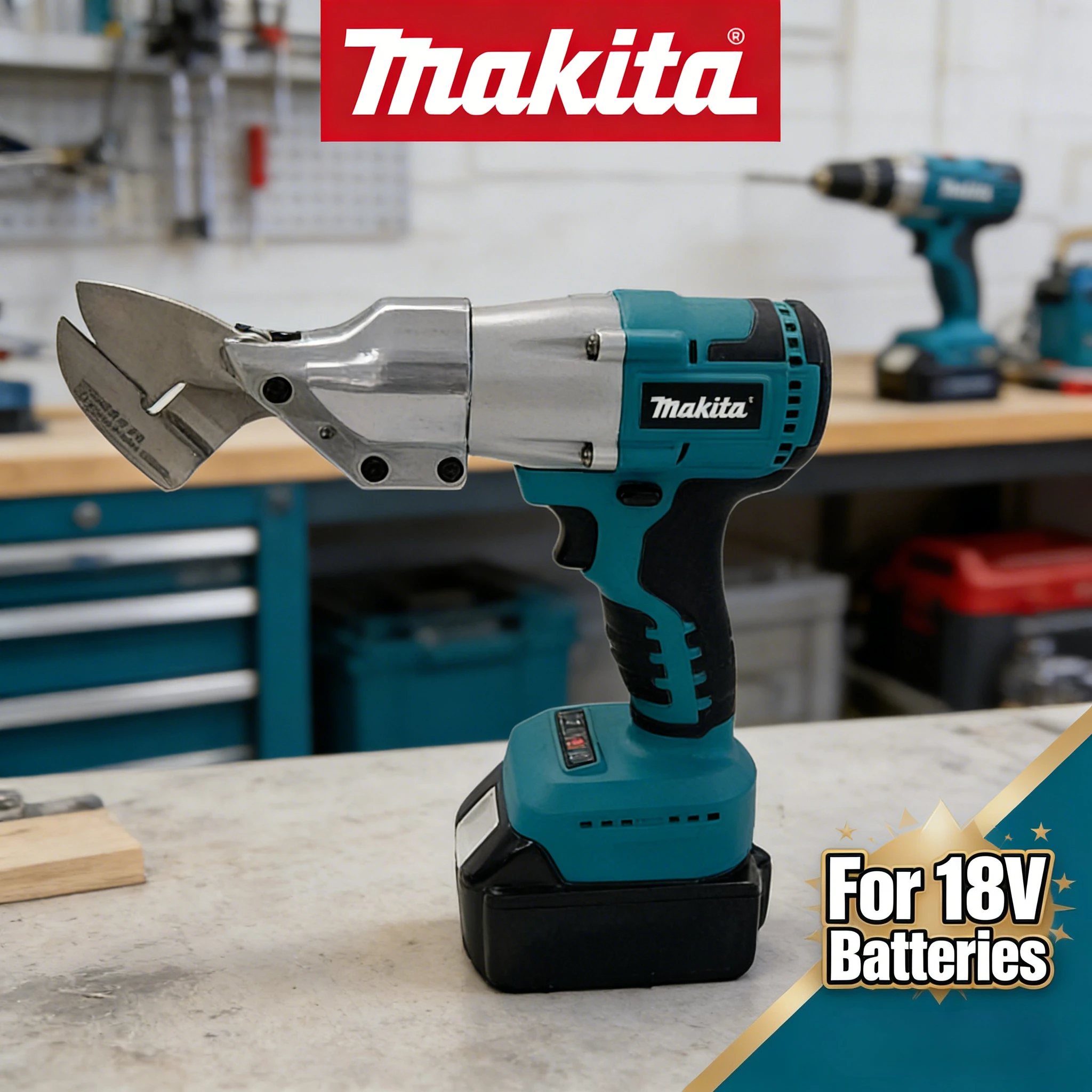 

Makita Electric Brushless Iron Scissors Machine Rechargeable Professional Metal Cutting Tool Sheet Shear Cutter Power 18V Tools