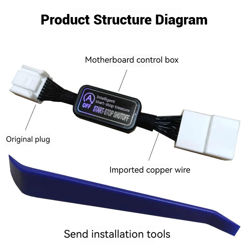 Automatic Stop Start Engine System Cancel Off Cable For Kia Forte/ ALL NEW K5/ KX CROSS/ PEGAS Auto Start Stop Shutdown Device