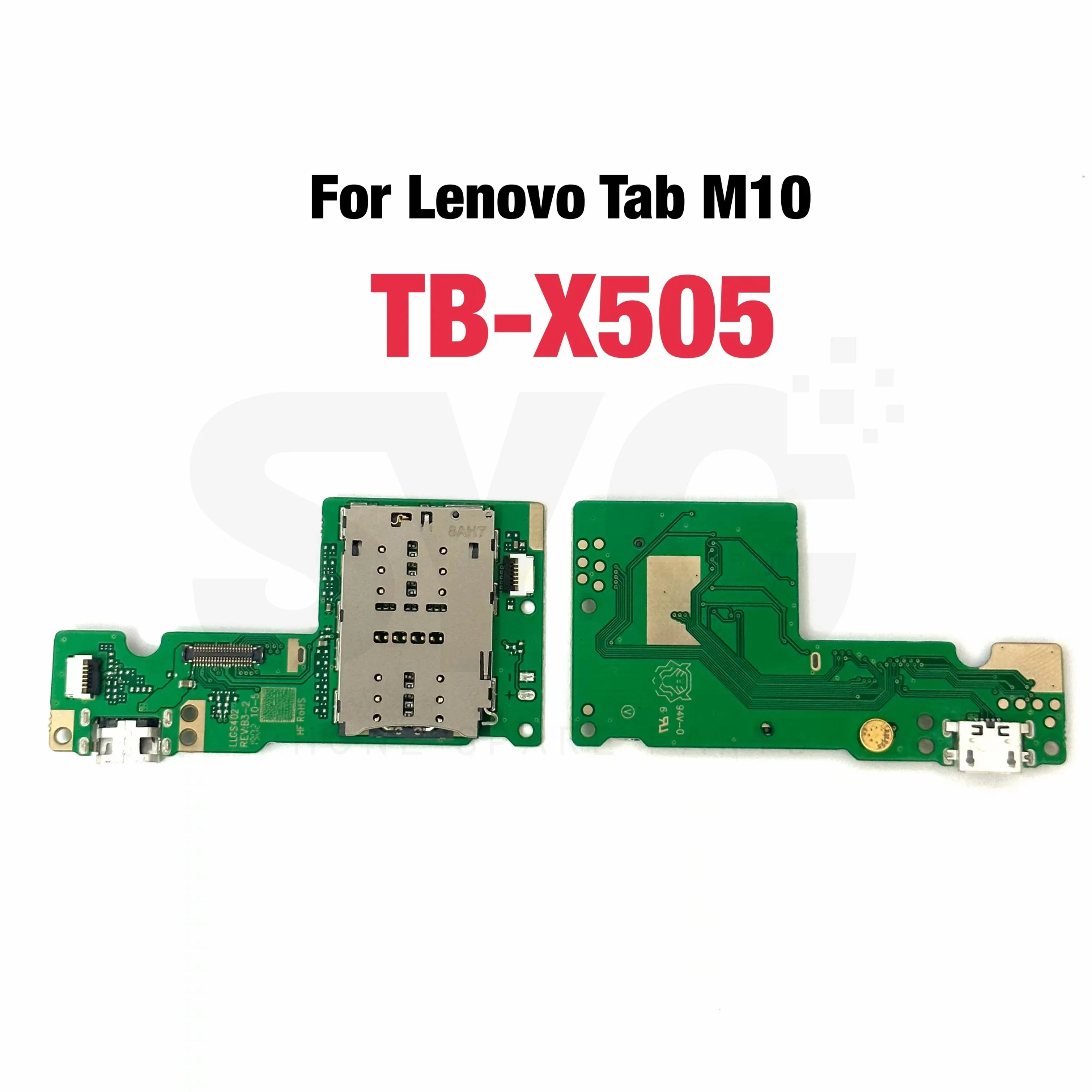Carregador USB Doca de Carregamento com Cabo Flex, Port Board, Cartão Sim Conector Plug para Lenovo Tab M10 Plus X505 X505F X606 X606F TB-X505
