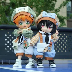 Cool Ob11 Doll Mechanical repairman clothing Hoodies Coat Dolls Overall Accessories For Obitsu11, Molly, Gsc, Ymy Body, 1/12bjd