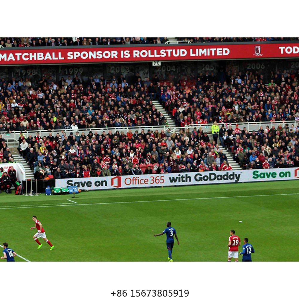 

HD Factory Outdoor Sports P5 P6.67 P8 P10 Soccer Football Stadium Fence Led Advertising Panel Led Display Screen Perimeter Board