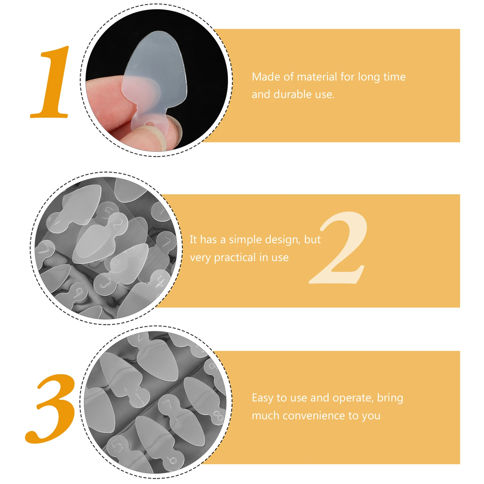 

4 Sheets Nail French Silicone Form Stickers Different Sizes Nail Art Tools French Tip Guide Stickers Sticker Nails