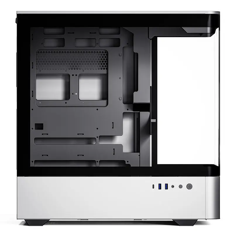 ART ULTRA HM1 ATX Gaming PC Case, Dual Curved Glass Panels, No Front‑Mounted I/O Ports, Desktop Empty Chassis