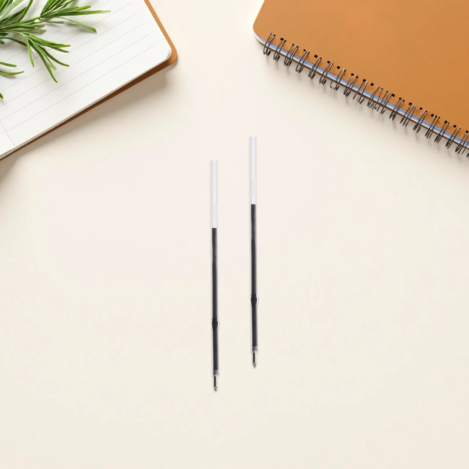 

500Pcs 0.7mm Black Ballpoint Pen Refills Smudge Resistant Fade Proof Refillable Ink for Click Pens Compatible with Most Standard