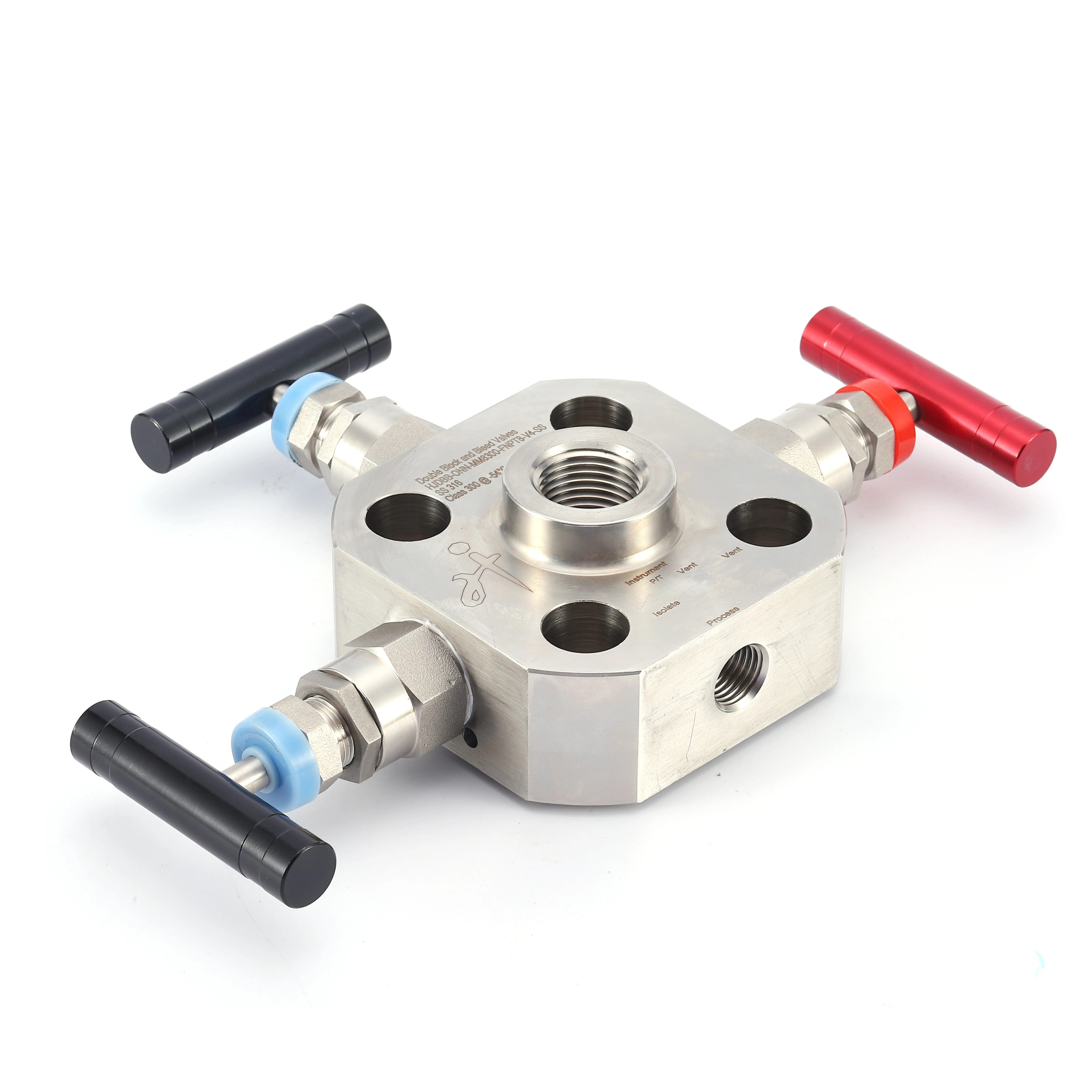 Class 300 Double Block and Bleed Valves Isolate Needle Valve Monoflange Instrumentation Valve