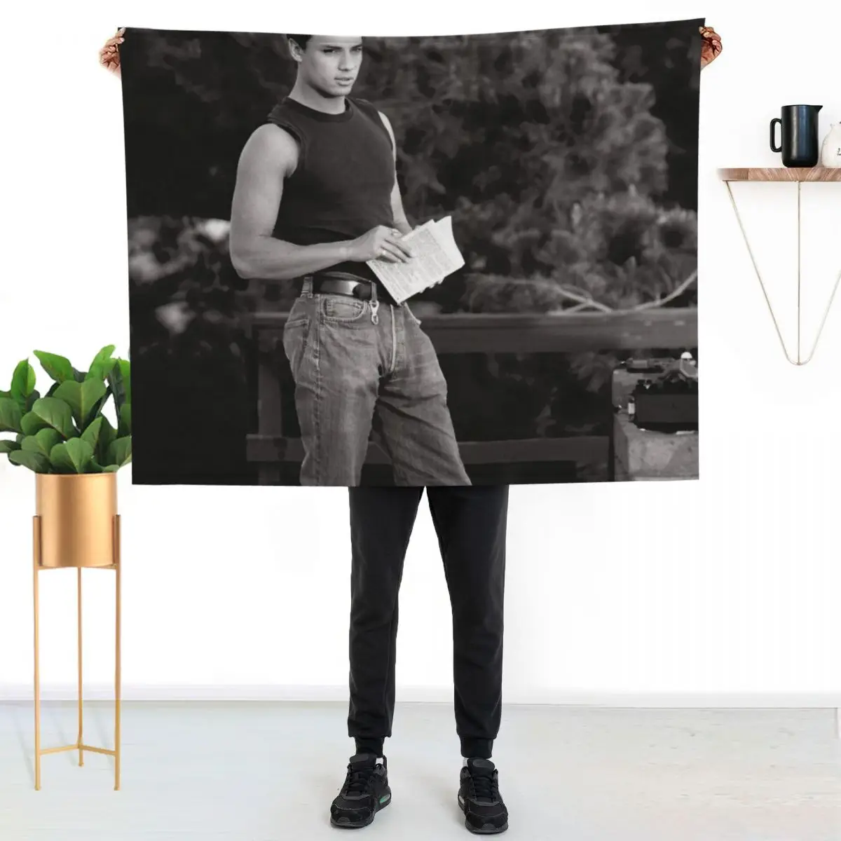 Nick Kamen Throw Blanket Luxurious Soft Blanket Holiday Gift for Family