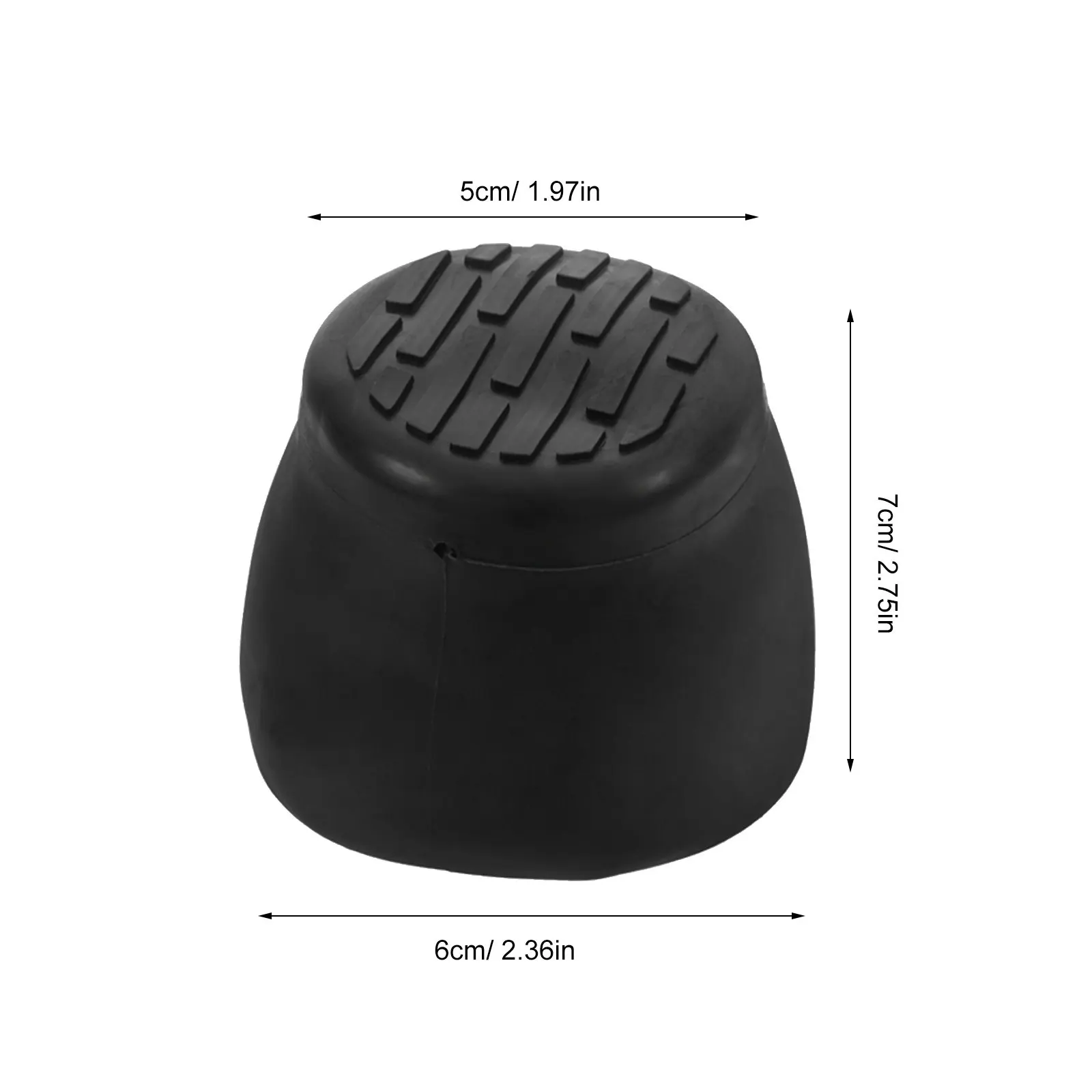 5Pcs Plastic Chair Leg Caps for Office Chairs Floor Protection Scratch Prevention Quiet Rolling 360 Swivel Chair Feet Covers