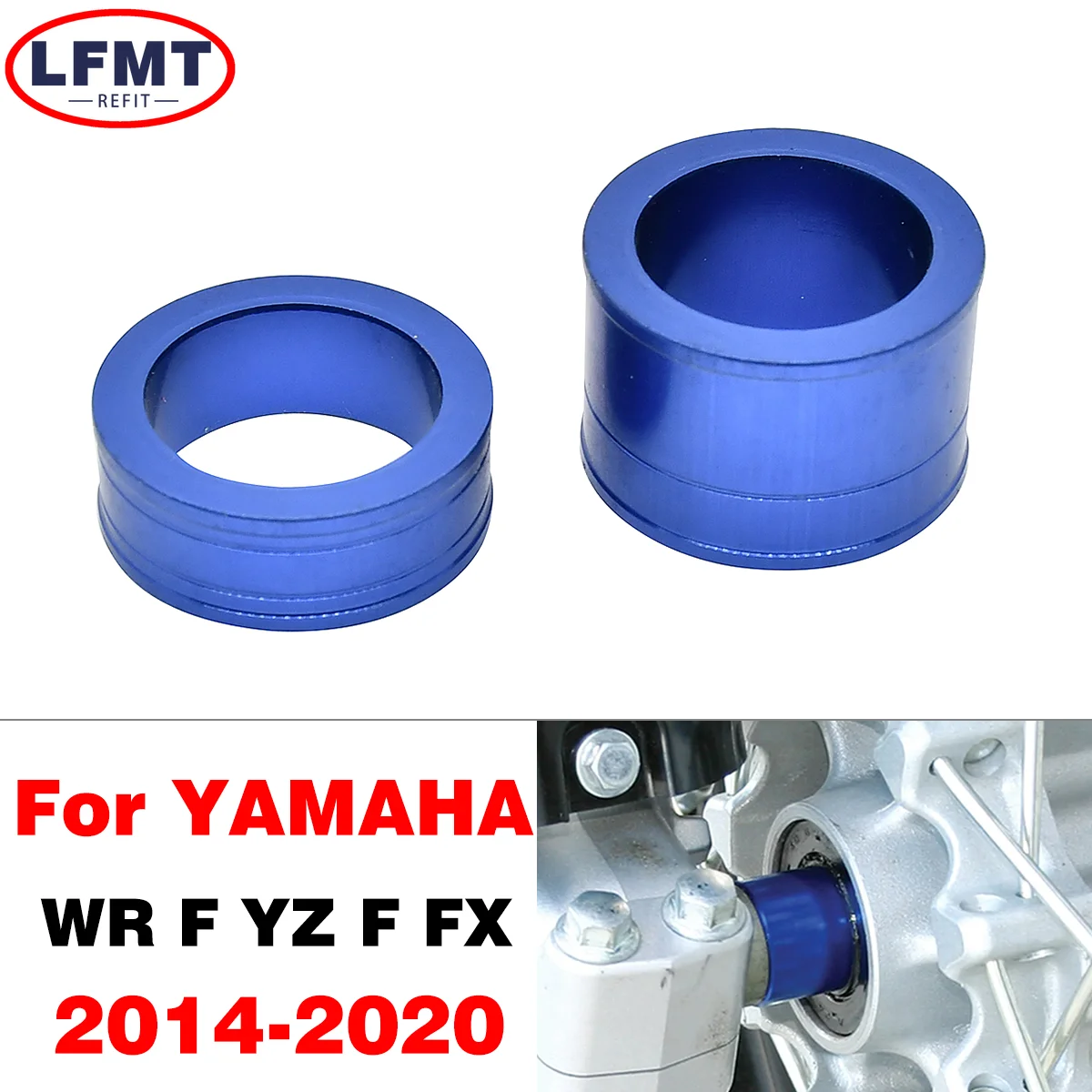 

2014-2020Front Wheel Axle Hub Spacer For Yamaha Motorcycle YZ250FX YZ250F YZ450F YZ450FX WR250F WR450F YZ WR 250F 450F 250 FX