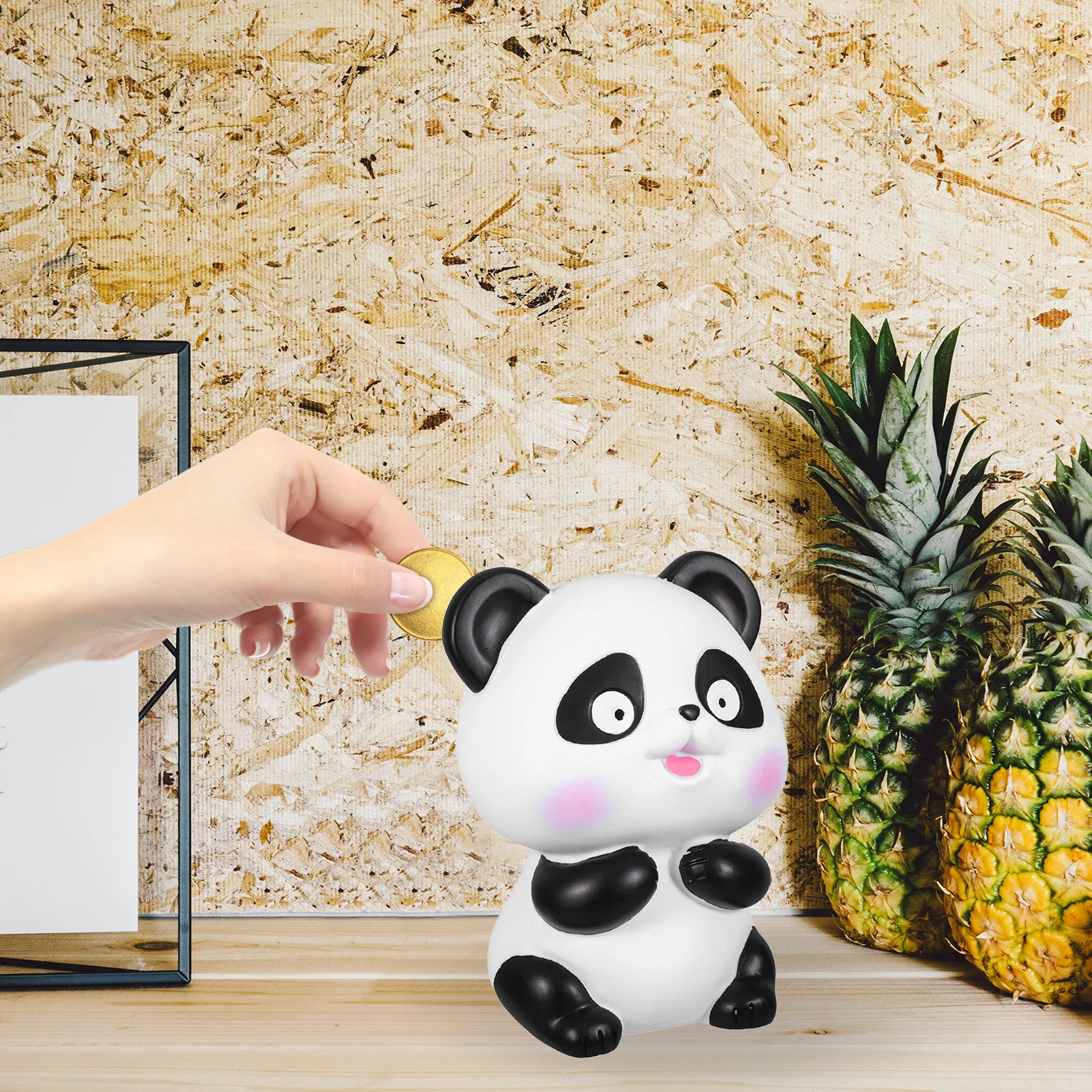 

Panda Piggy Bank Animal Money Saving Pot Coin for Kids Boys Cartoon Home Decoration