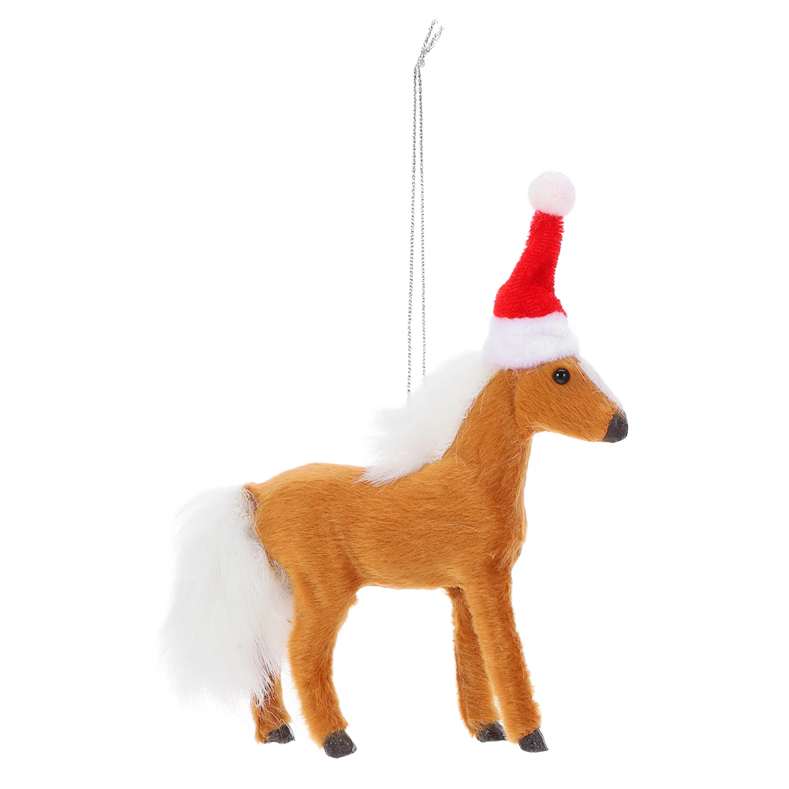 

Xmas Horse Ornaments Beautiful Christmas Tree Decors Safe Lightweight Chic Design Party Props Gifts for Families
