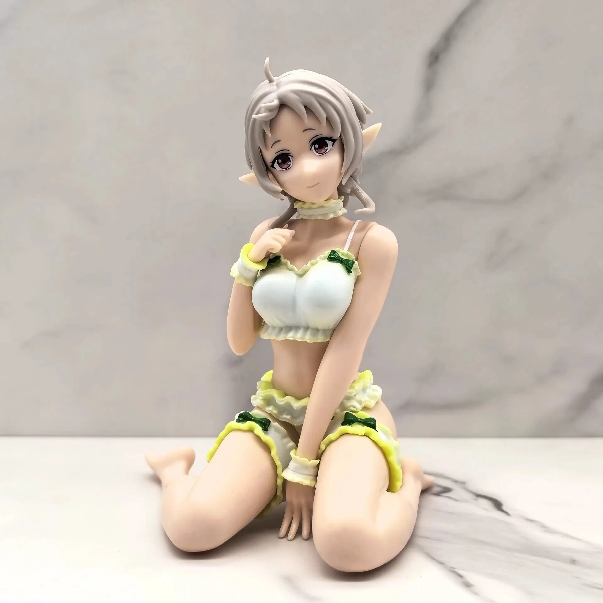 Anime 12cm Sylphiette lingerie Figure Mushoku Tensei Jobless Reincarnation Eris Boreas Greyrat/Roxy Action Figure Model Doll Gif - view 6