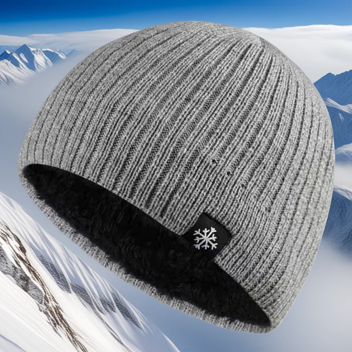 Autumn And Winter Men's And Women's Velvet Pullover Knitted Hat Loose Outdoor Warm Ear Protection Thick Woolen Hat