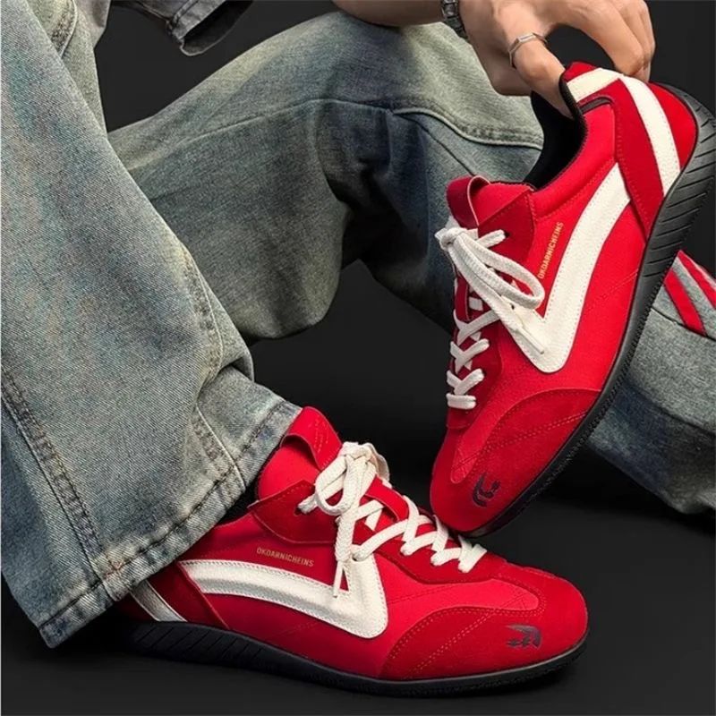 

New Retro German Trainer Shoes Low Top Thin Sole Forrest Gump Style Sneakers Niche Racing Shoes Unisex Casual Sport Footwear
