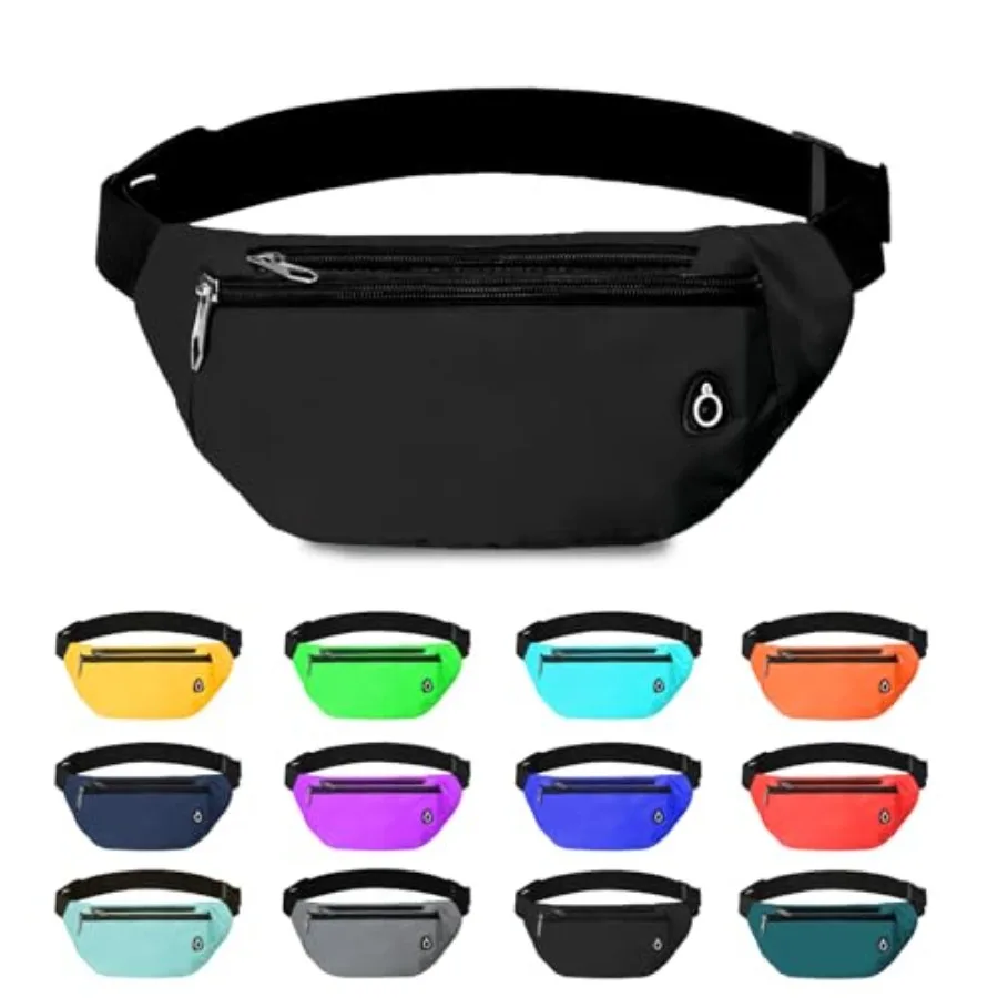 

Fanny Pack for Women Men, Crossbody Fanny Pack Water Resistant Sports Waist Bag Pack, Belt Bag for Travel Hiking Running