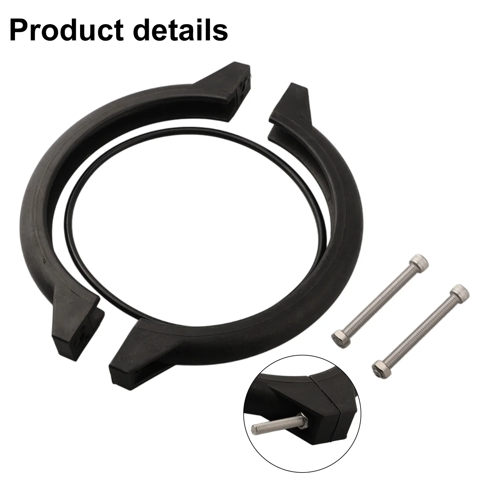 

Black Clamp Filter Pump Clamp 11380 Plastic Perfect Fit Reliable Replacement Secure Specifications Compatibility