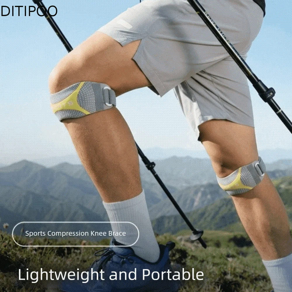 Shock Absorption Patella Belt Breathable Thickened Patellar Support Strap Knee Protection Sweat-Wicking Sport Knee Wrap Football