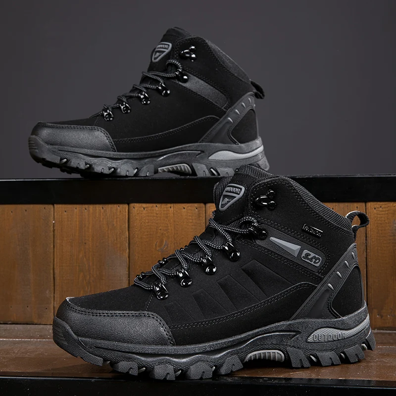 Men's Boots Hiking Boots Work Shoes Anti Puncture Safety Shoes 2024 Women's boots Non Slip Sneakers women's lace-up ankle boots