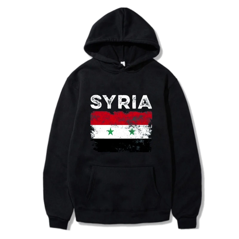 Free Syria Flag Oversized Hooded Sweatshirt, Free Syria Map, Damascus December 8, 2024, Middle East, Harajuku Casual Tops,Unisex