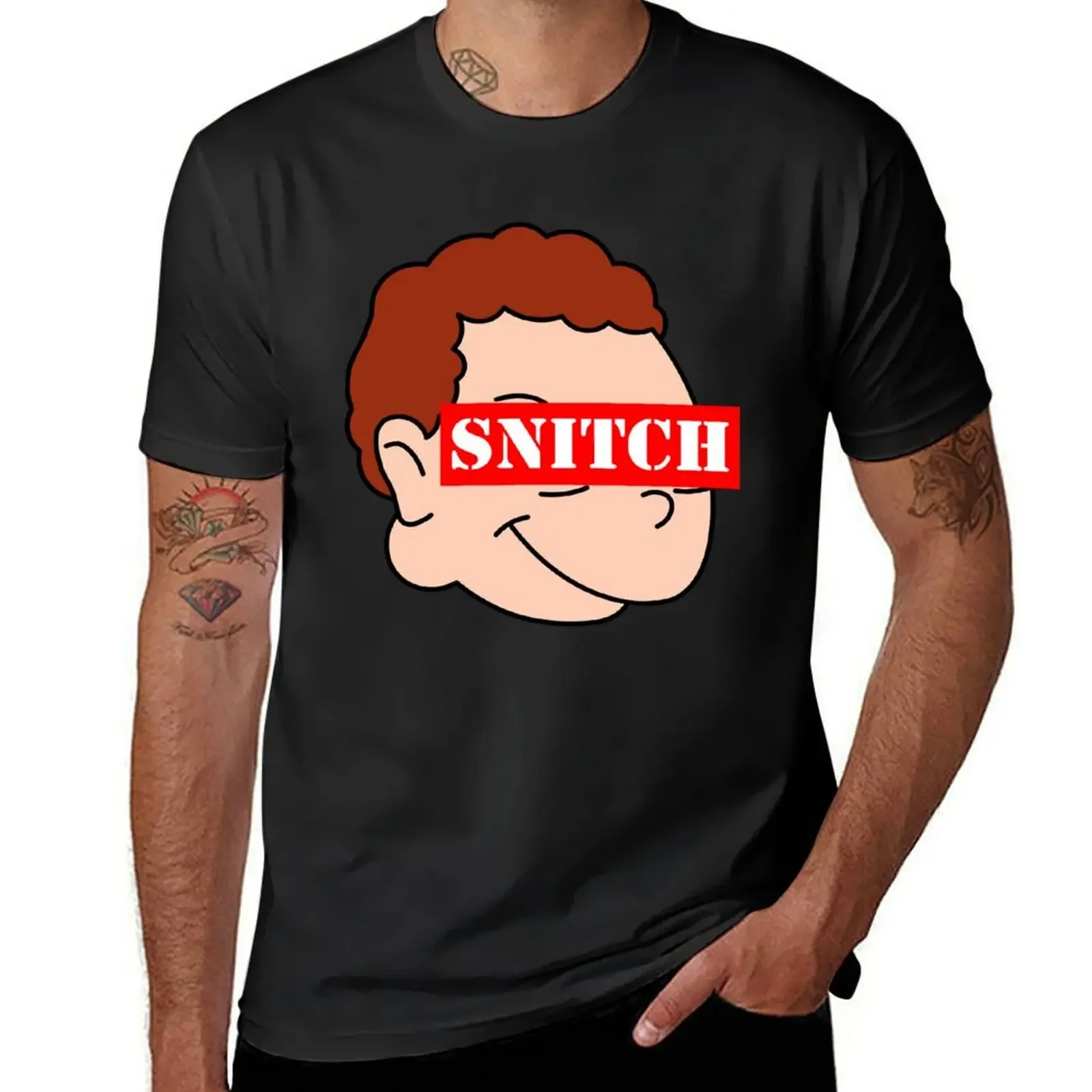 Recess Randal The Snitch Kid T-Shirt cotton graphic tees quick drying rapper graphic tees plain plain t shirts men