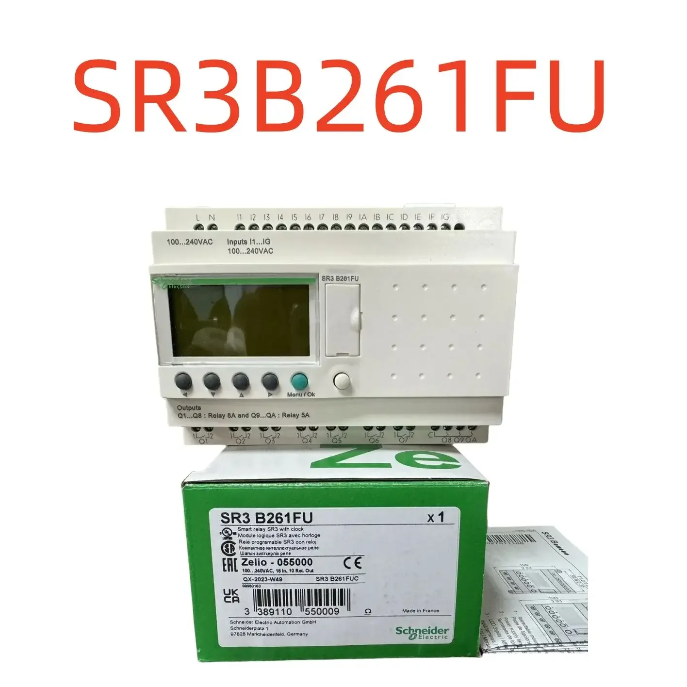 PLC pequeno, SR3 B261FU, SR3B261FU, 100% novo, original, autêntico