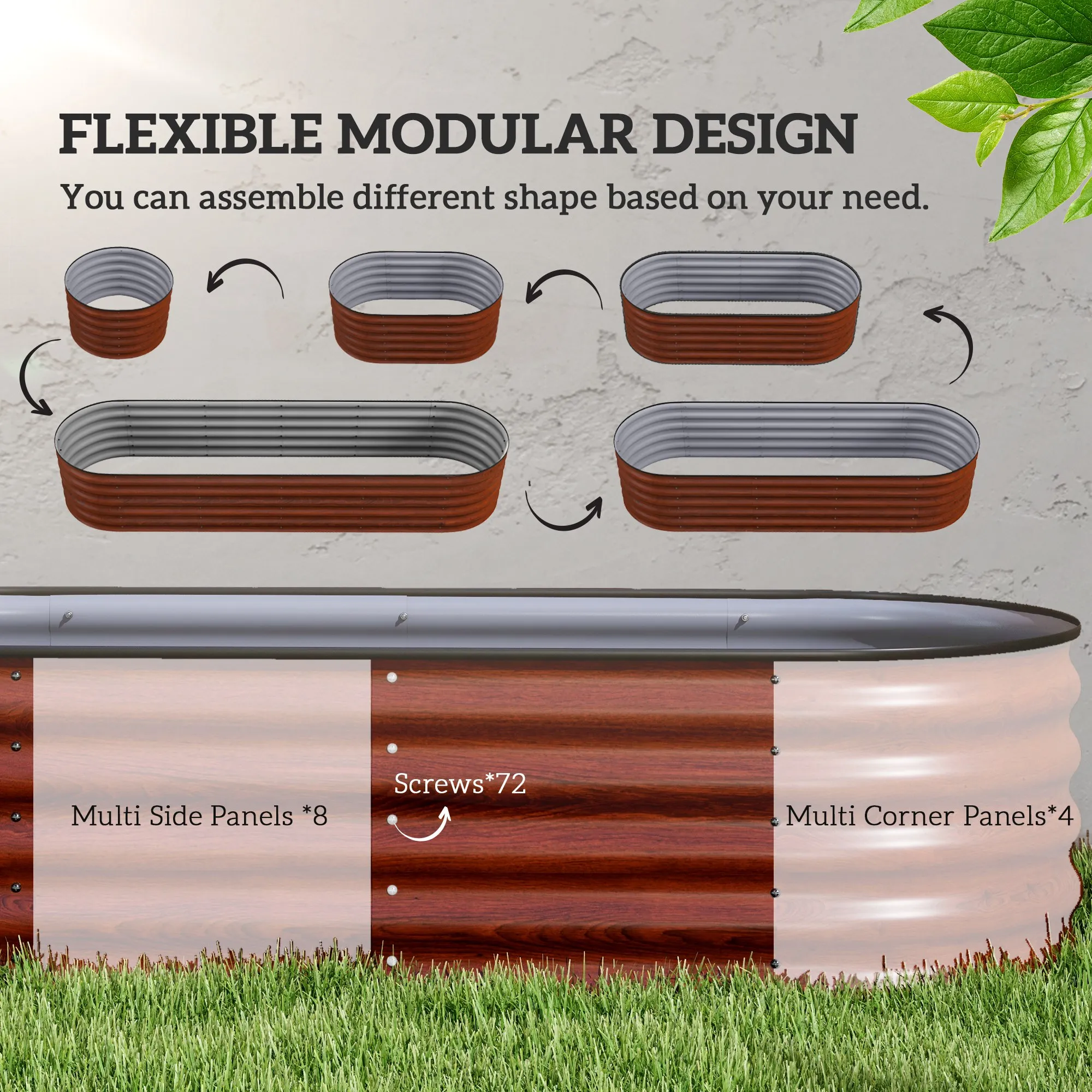 Galvanized Raised Garden Bed P - Planter Raised Metal ulasan dan harga