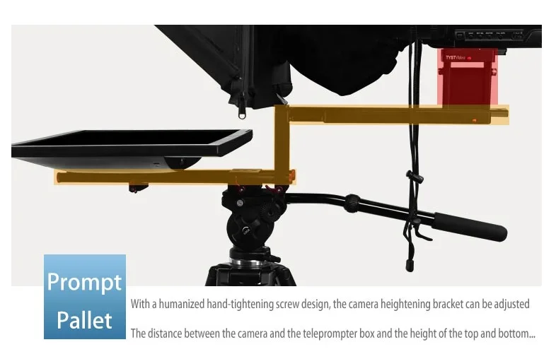 Factory Popular Laptop Teleprompter Professional Broadcasting Equipment TYSTVideo 