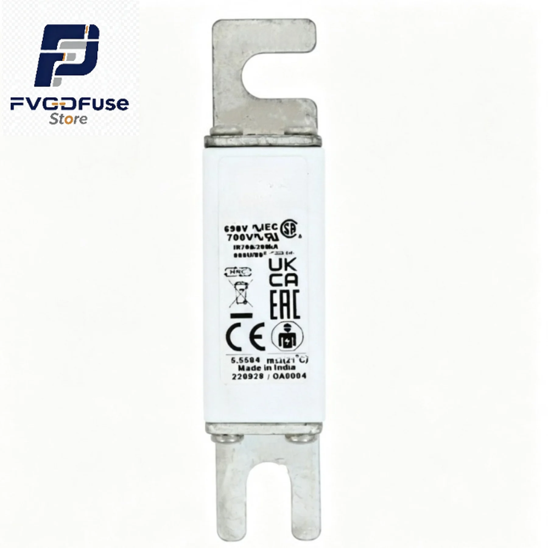 1/10PCS OEM 170M1319 160A 690V High Speed Square Body Semiconductor Protection Fuse