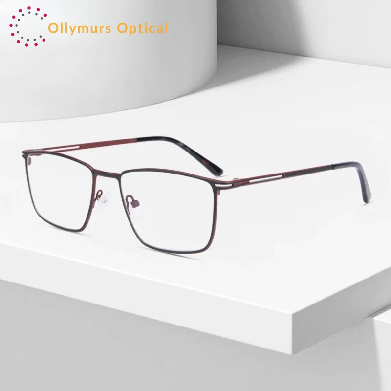 

OLLYMURS Men Glasses in Trend Man Intelligent Progressive Multifocal Lenses to Read Prescription Lunettes Myopia Eyeglass Frames
