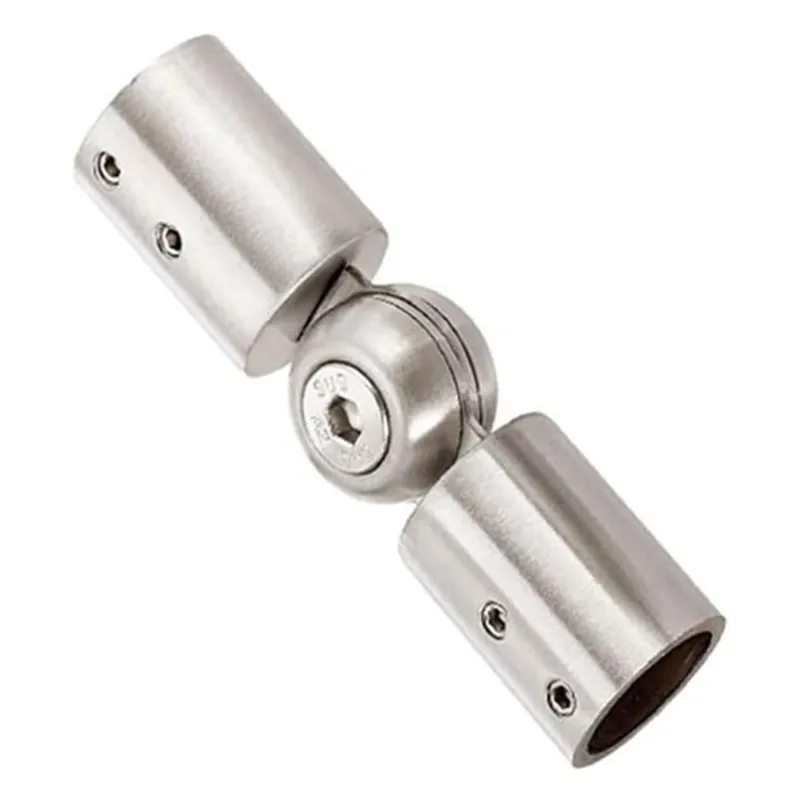 AS60-Adjustable Rod Corner Connector Elbow Connector For Bay For Window(19Mm Brushed) In Shower Room