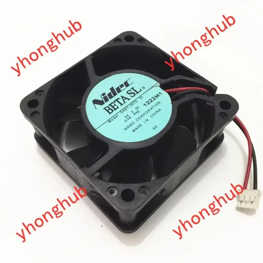 

Вентилятор охлаждения сервера Nidec D06T-24TG DC 24V 0.08A 60x60x25 мм