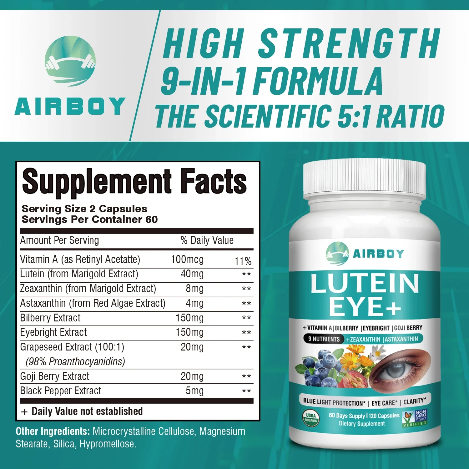 Lutein Eyes - Relieve Eye Fatigue, Improve Eye Edema, and Improve Vision Health