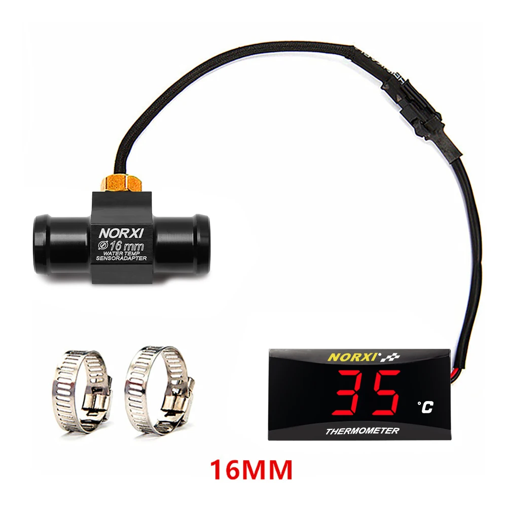 Motorrad-Wassertemperatur-Minimessgerät für XMAX250 300 NMAX CB 400 CB500X Sensor Thermometer Temp Gauges Scooter Racing