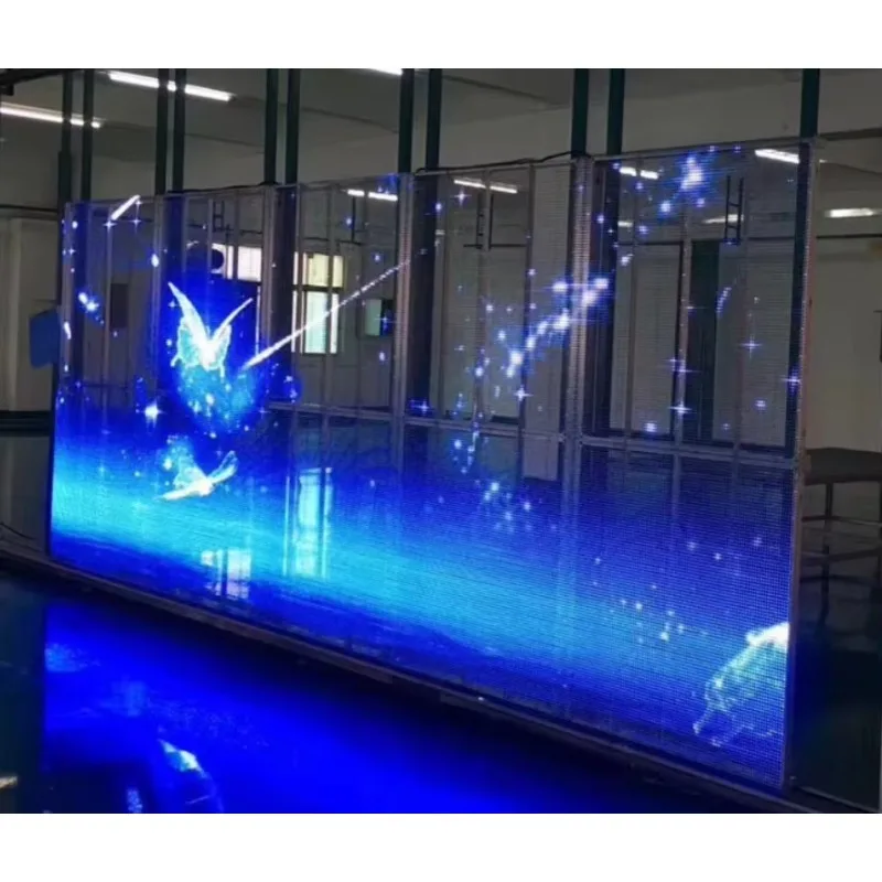 Stage Video Wall Background P3.91-7.81 Rental Led Display Screen Module Large Stage Splicing Rental Transparent Signage