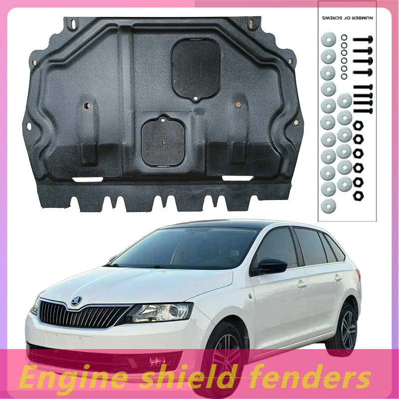 Engine Splash Guards Engine Shield 3D Printed Reinforced Design Anti Rust Perfect Fit For SKODA Rapid Spaceback‌