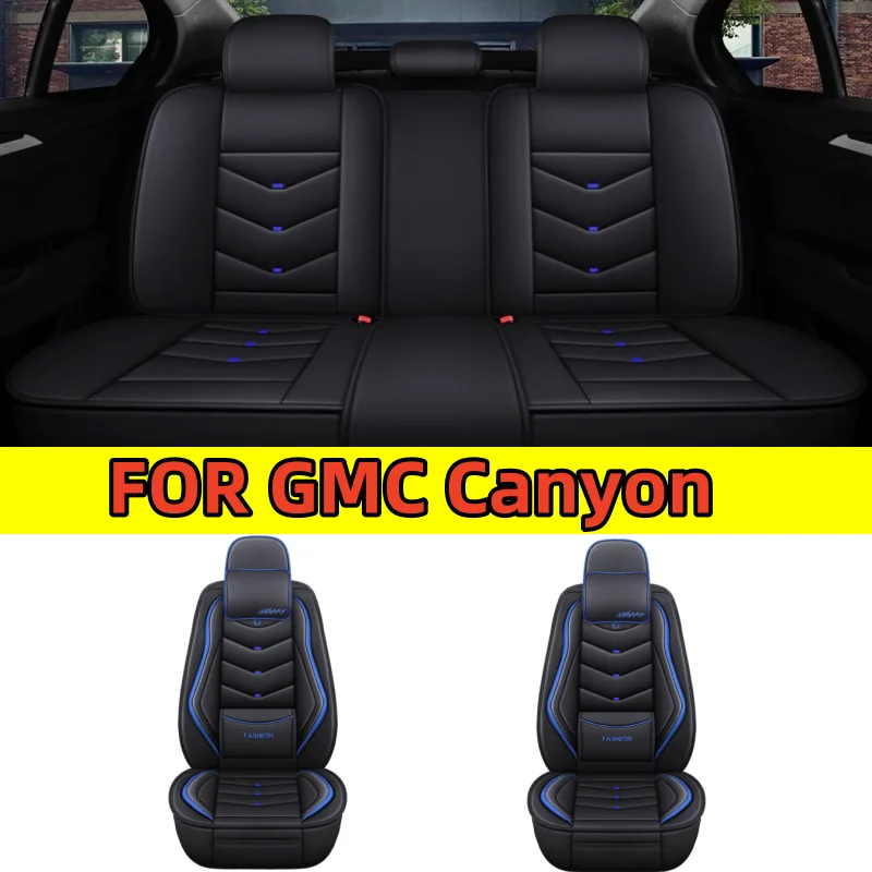 

Чехол на автомобильное сиденье, водонепроницаемый, роскошный подголовник из искусственной кожи, удобный чехол на сиденье с фиксированной талией для GMC Canyon GMC Canyon