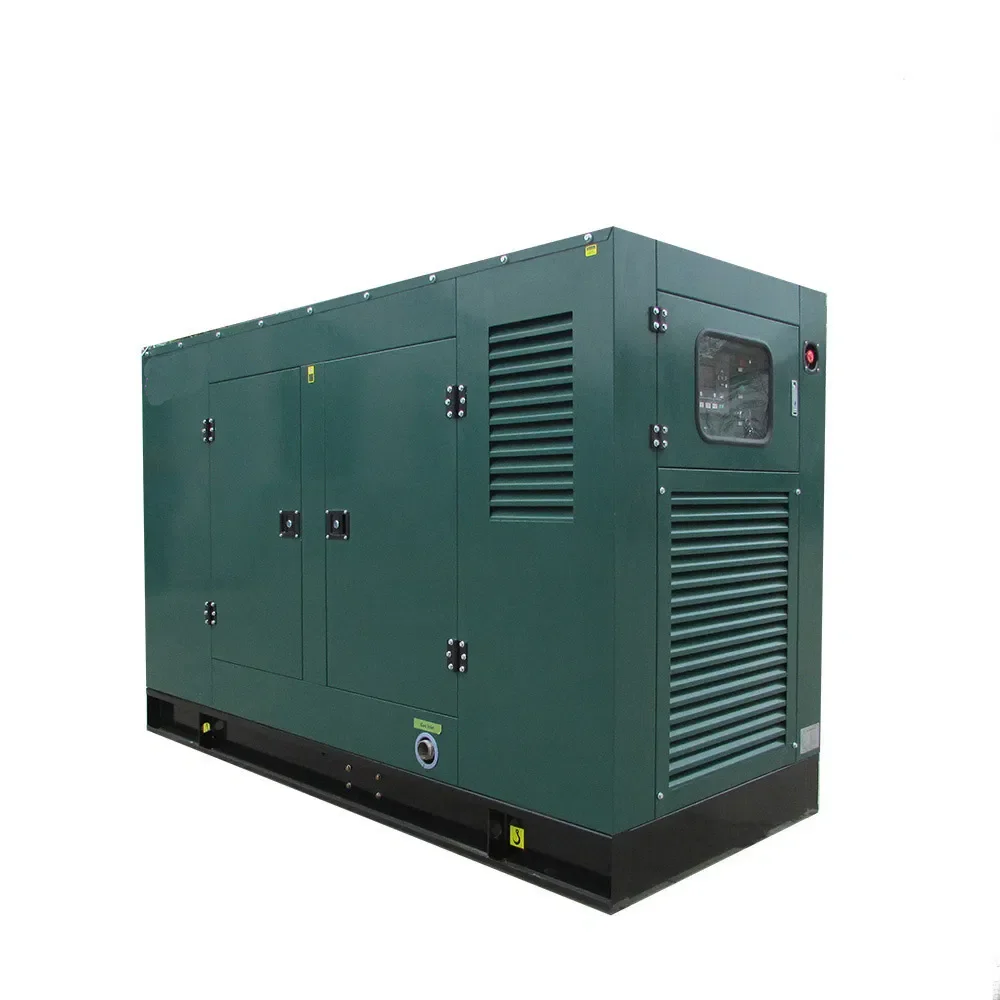 50 Hz Frequency and 230V / 400V Rated Voltage 100kVA LPG Gas Generator