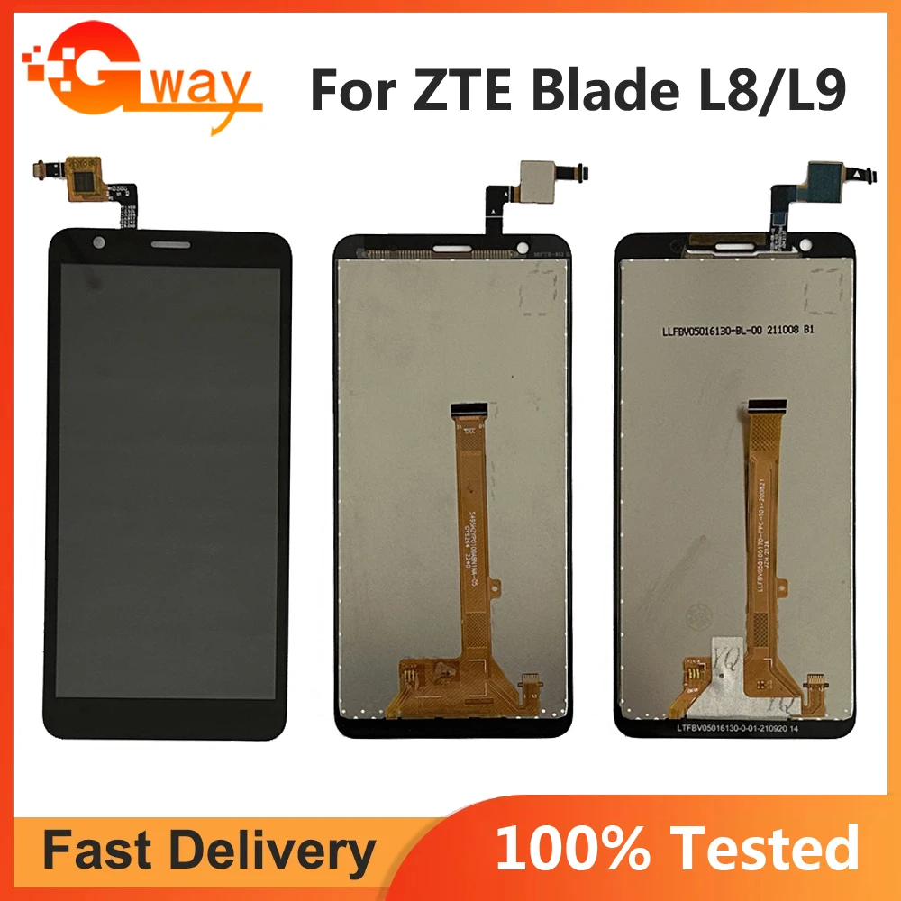 

5,0 ''для ZTE Blade A3 2019 ЖК-панель с сенсорным экраном стеклянный дисплей дигитайзер панель Стекло в сборе детали для ZTE Blade L8 L9 LCD