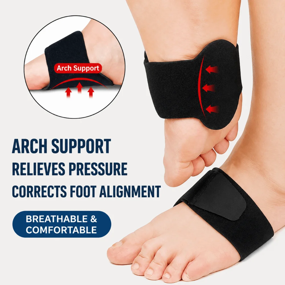 Shock Absorption Arch Support Insoles Cushioning Comfort Flat Foot Correction Arch Support portable Orthopedic Foot Pads