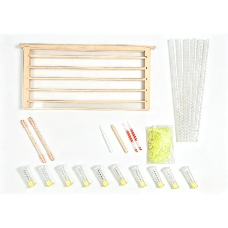 Complete Set of Bee Breeding Tools, No Need To Move Insect Needles, Breeding Frame, and Breeding Platform for Bees