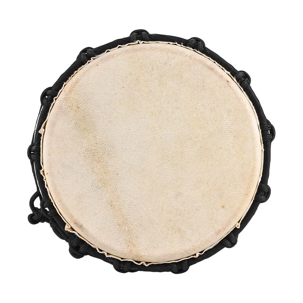 

Professional 8" African Djembe Hand Bongo Drum Percussion Music Instrument Select Hardwood Body Goatskin Head