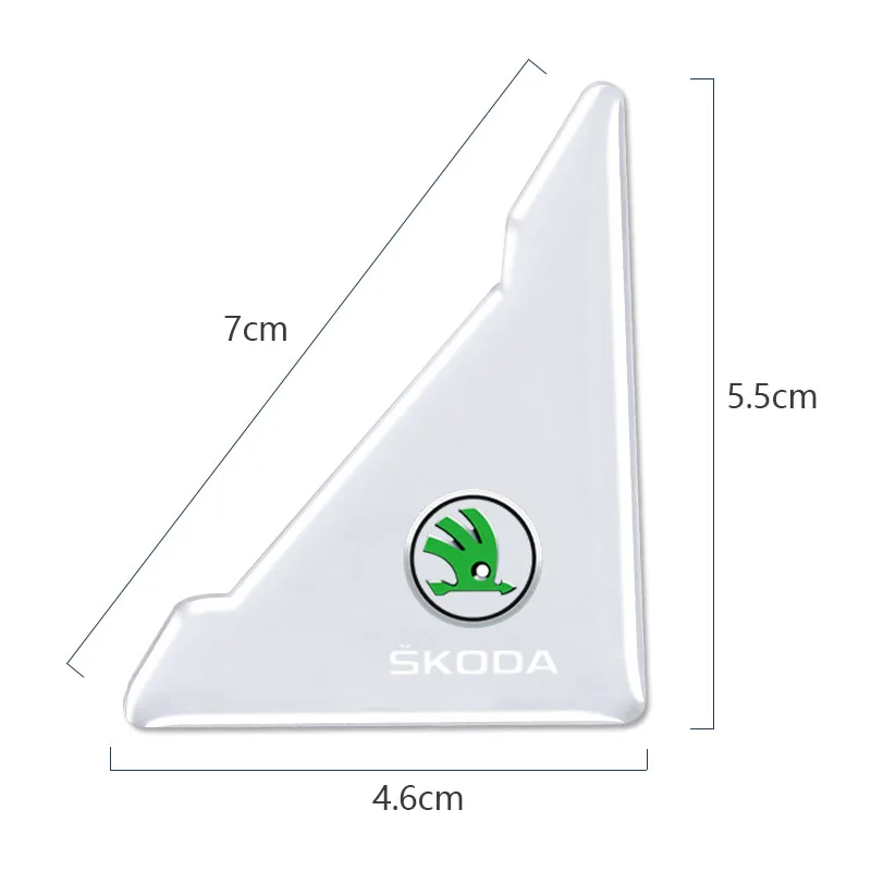 2Pcs Car Door Corner Anti Scratch Collision Protection Stickers For Skoda Octavia Kamiq Rapid Kodiaq Fabia VisionS Karoq Superb