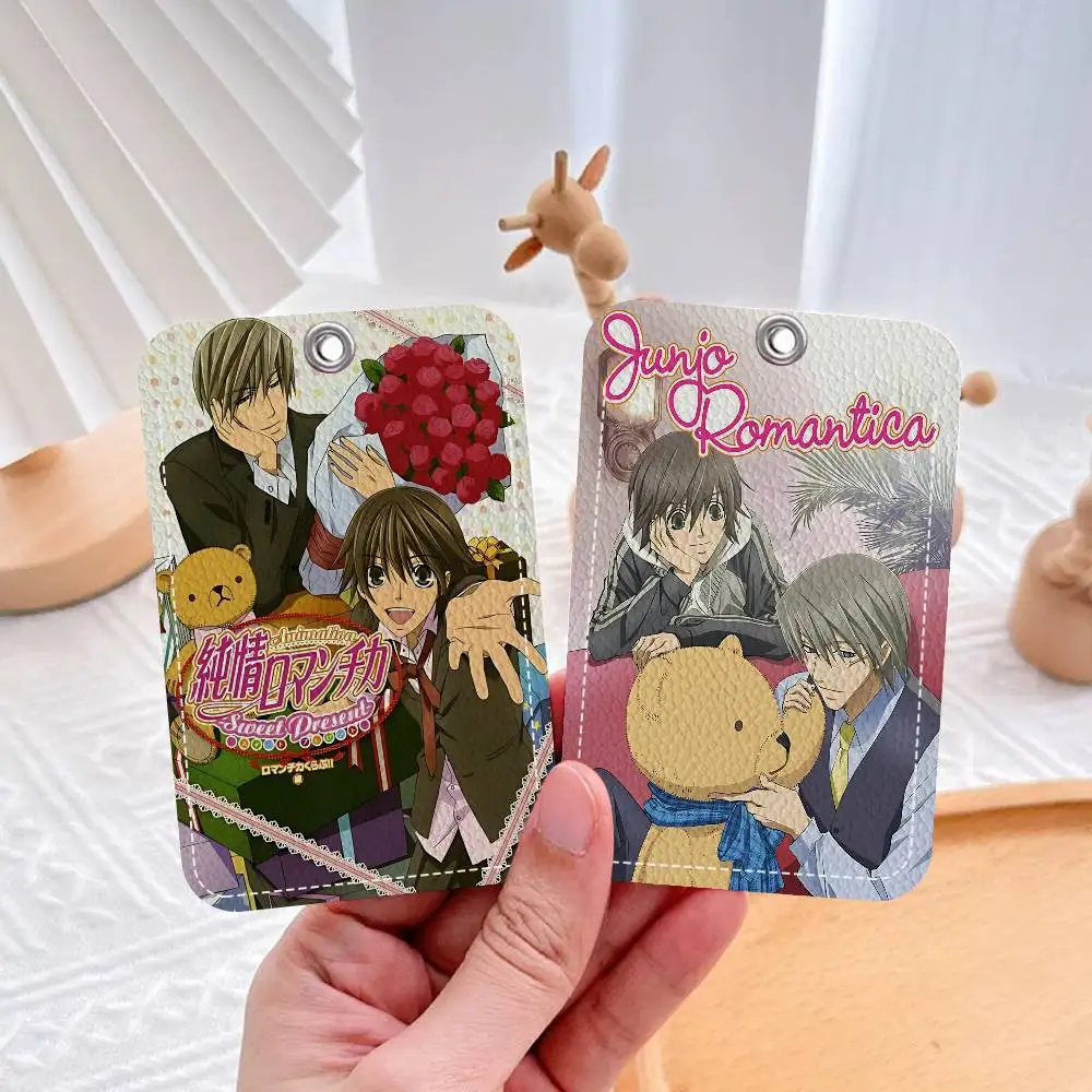 Klassischer personalisierter BL Anime J-Junjou R-Romantica-Halter, geeignet für Bankkarte, U-Bahn, Bus, Kartenetui, Ausweishalter