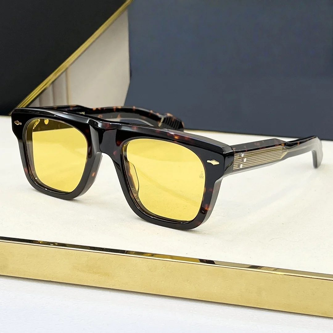 

JMM MISHIMA Size 52-24 Retro Vintage Sunglasses UV400 Handmade Acetate Frame Unisex Luxury Designer Eyewear with Box