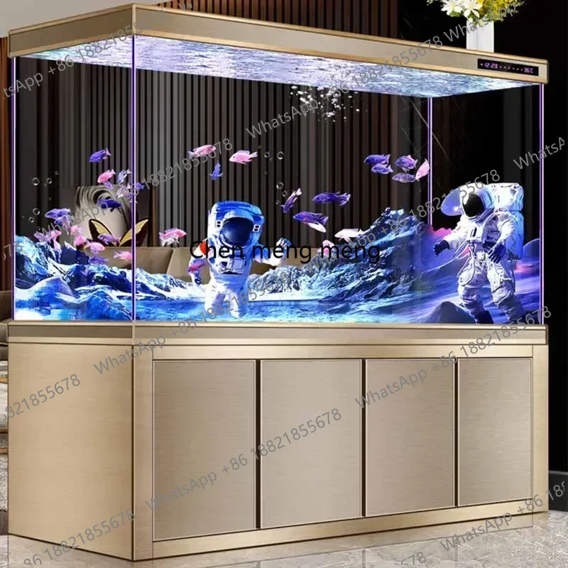 Arowana Fish Tanks Aquariums Cabinet Multifunction Originality Cabinet Aquariums Nordic Simple Design Pet Products Tangki