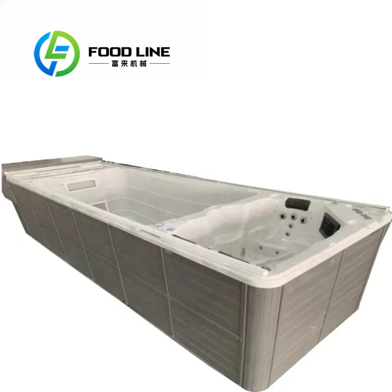 Swim Spa Whirlpool Bathtub Outdoor 6 Person Backyard Acrylic Swimming Machine Heated Ozone for Home Villa High Quality Ozone