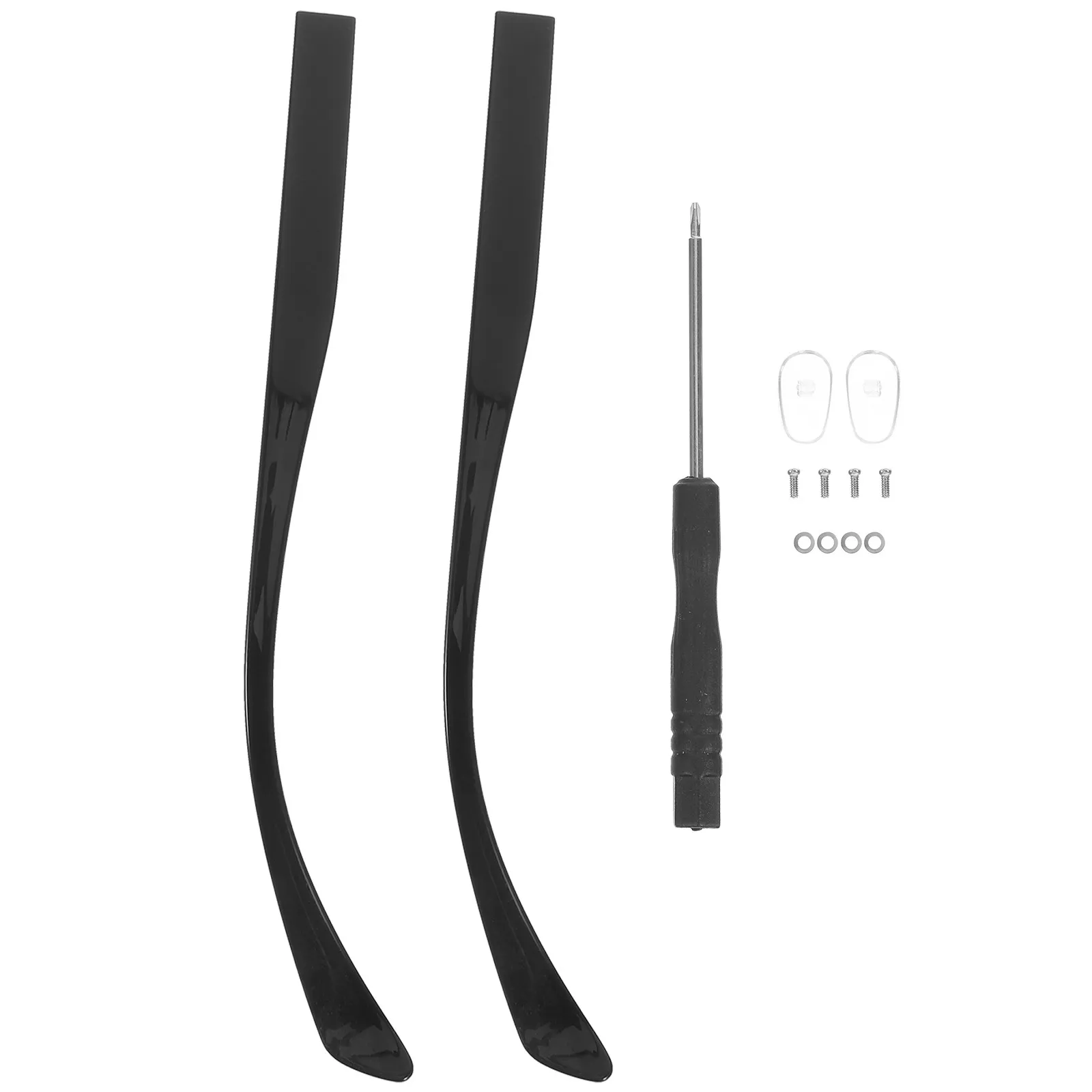 

1Pair Glasses Arm Replacement Universal Metal Eyeglasses Arms Replacement Legs Suitable for Glasses Repair Eyeglasses Arm
