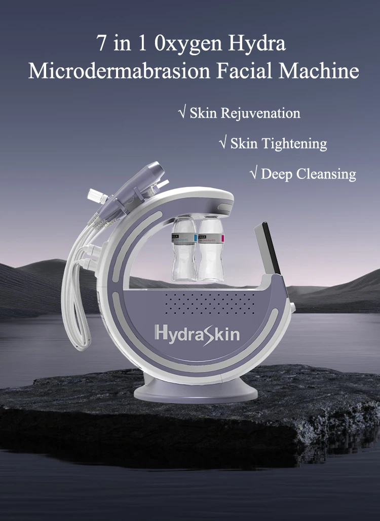 Professional multi-functional ultrasonic skin rejuvenation and micro-pressure oxygen facial machine