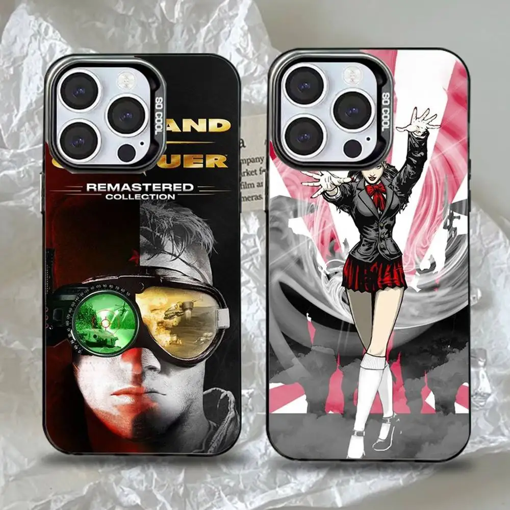 

Game command and conquer red alert Phone Case For iPhone 16,15,14,13,12Pro,Max,Plus,Mini,XS,SE Anti Fall Black Matte Hard Bumper